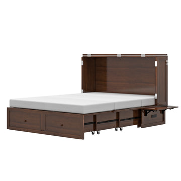 Solid wood Murphy bed sm-mfc-1