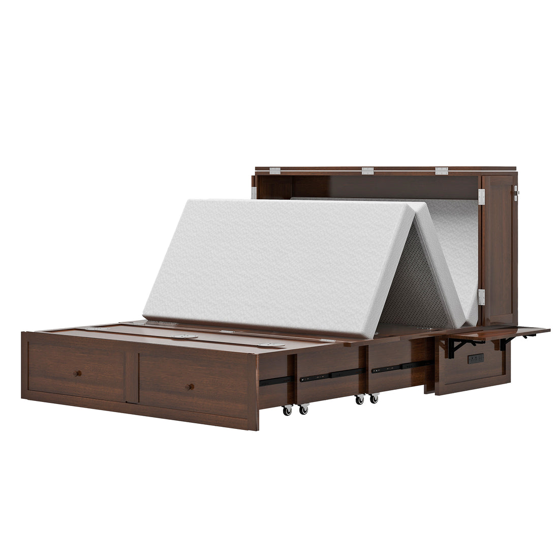 Solid wood Murphy bed sm-mfc-1