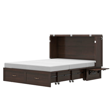 Solid wood Murphy bed sm-mfc-2