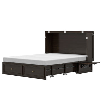 Solid wood Murphy bed sm-mfc-3
