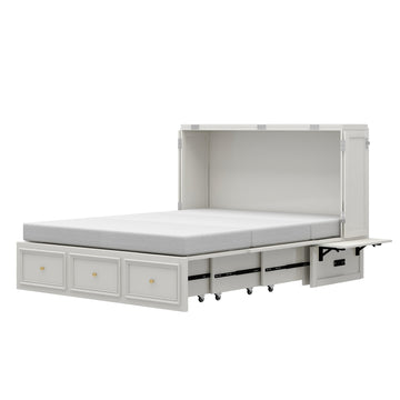 Solid wood Murphy bed sm-mfc-5
