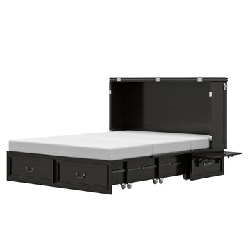 Solid wood Murphy bed sm-mfc-6
