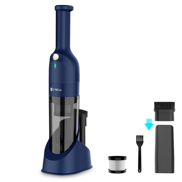 BLUE Cordless Handheld Vacuum, 10KPa Suction, 30min Runtime, HEPA Filter O